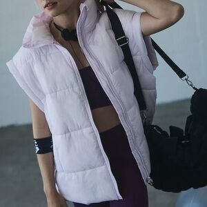 Large FP Cream Puffer Vest